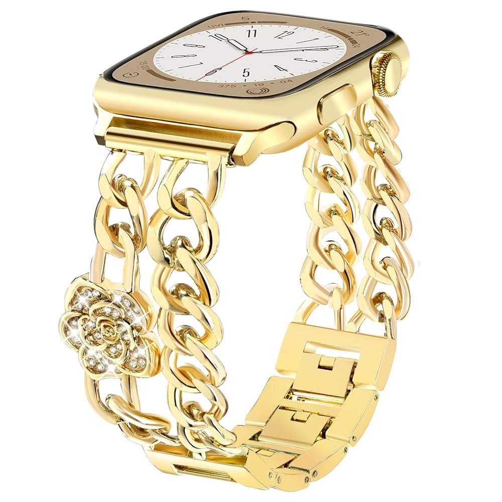 Amazon.com: Gold Watch Bands Compatible with Apple Watch